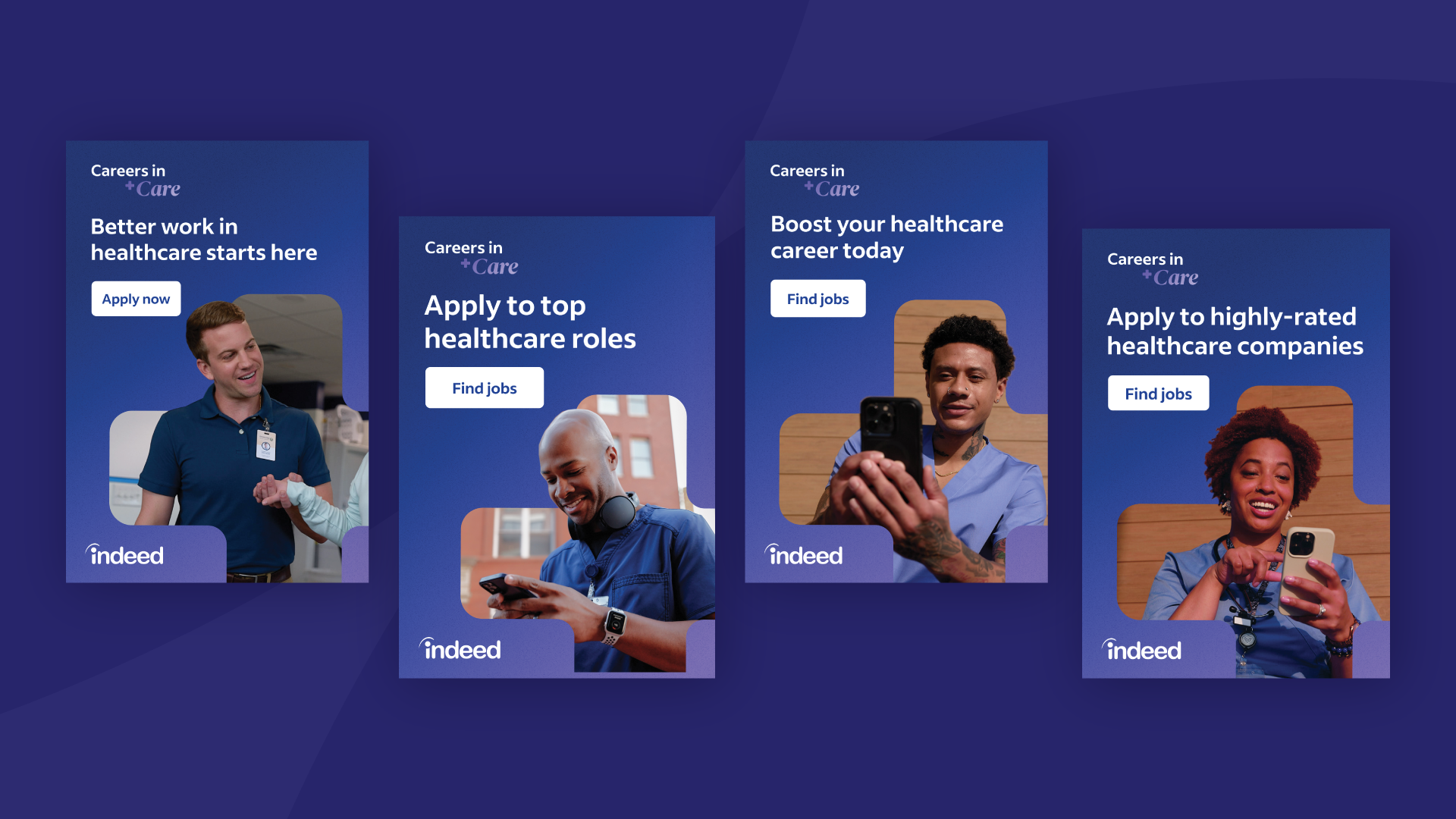 Careers in Care display ads