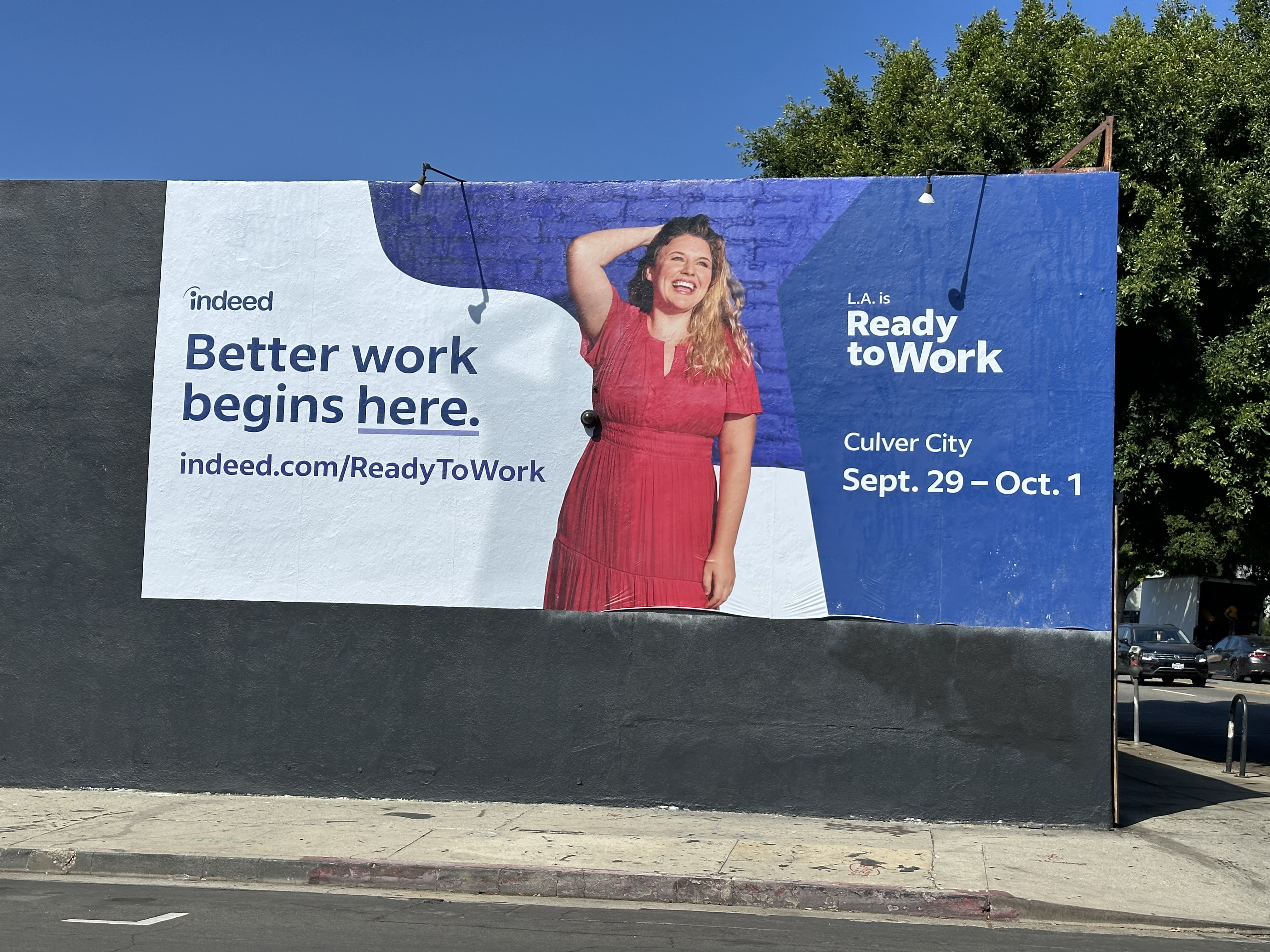 Ready to Work billboard in Los Angeles