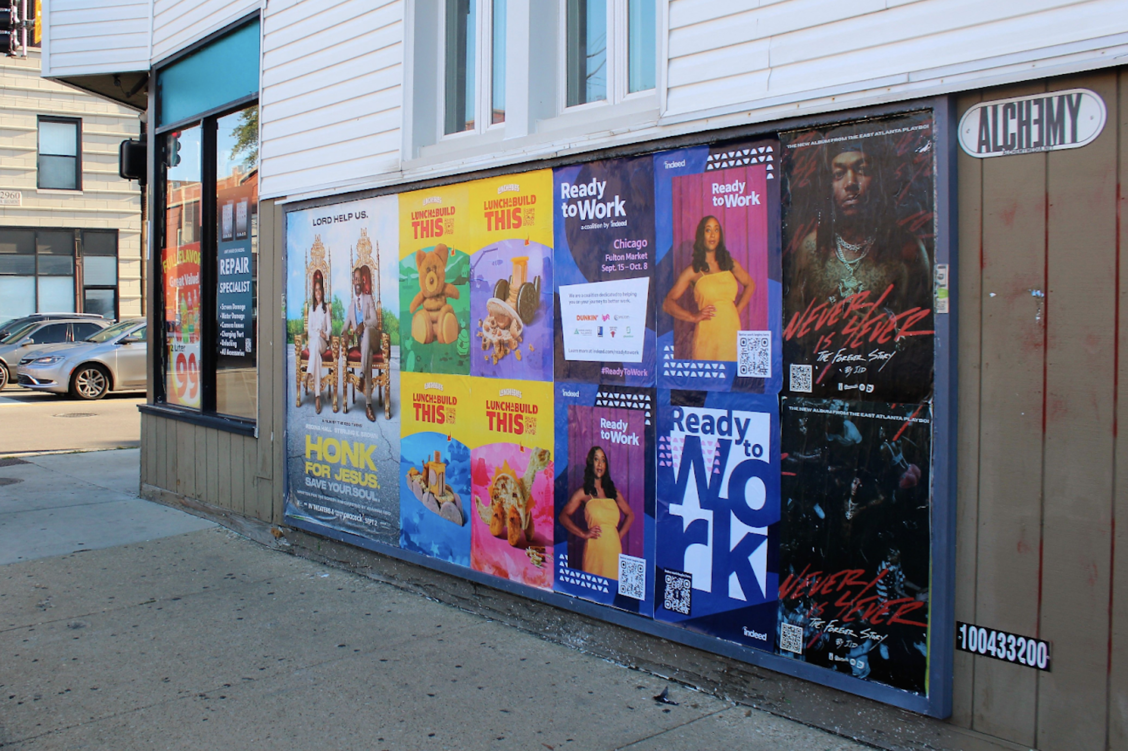 RTW wheat-pasted posters